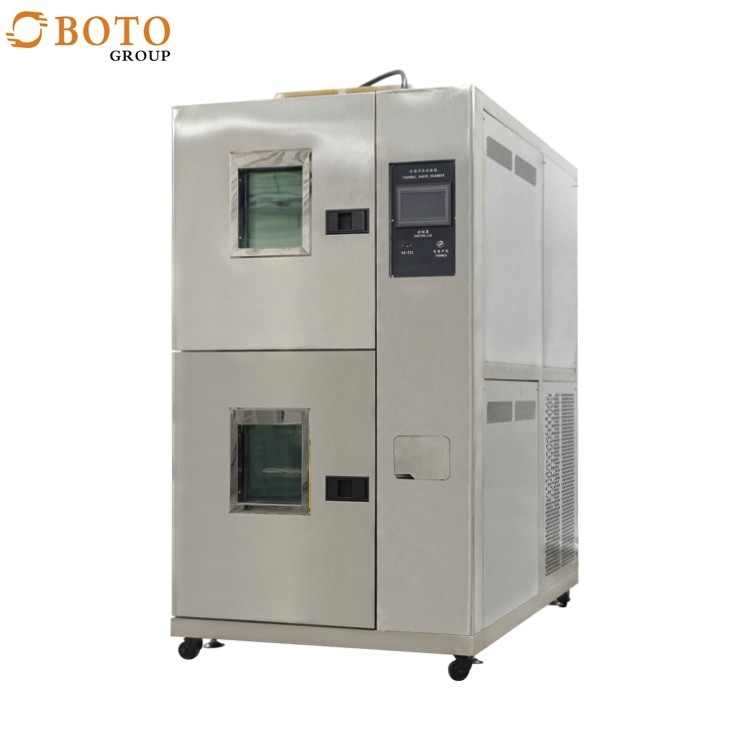 White SUS 304 Two Box Type Hot And Cold Impact Environmental Test Chamber