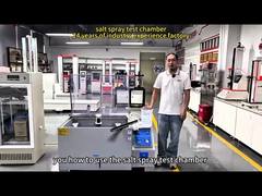 Sizin için Püskürtme Mesafesi Boyutları 120x100x50 Olan SUS304 Tuz Püskürtme Test Odasını Tanıtalım