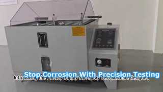 Harvester parts salt spray chambers: field anti-corrosion verification