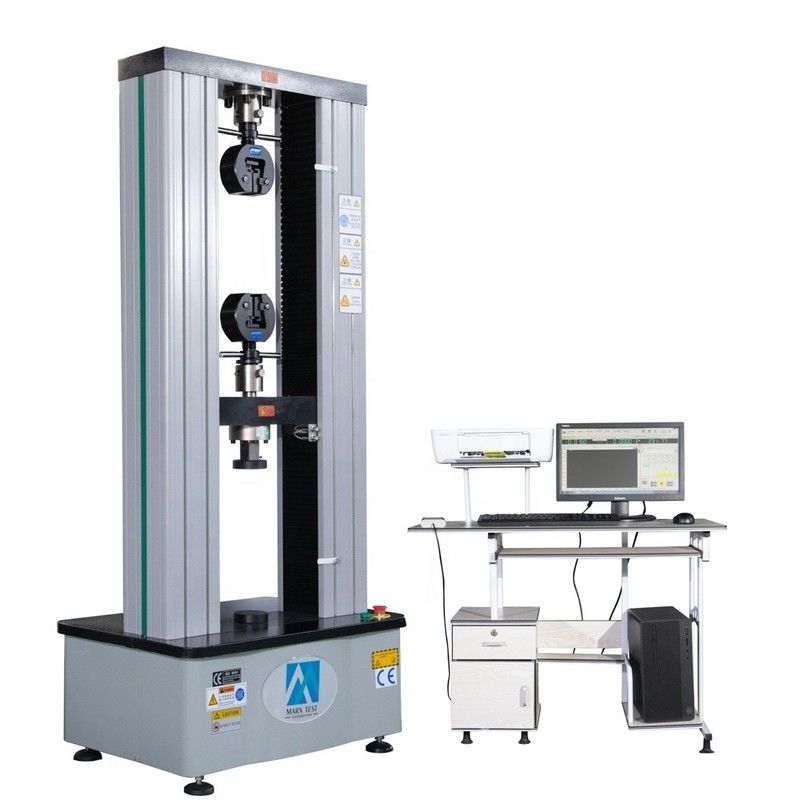Test hızı aralığı 0.01 ila 300 mmmin Yüksek çözünürlüklü evrensel germe test makinesi