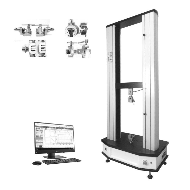 Test hızı aralığı 0.01 ila 300 mmmin Yüksek çözünürlüklü evrensel germe test makinesi