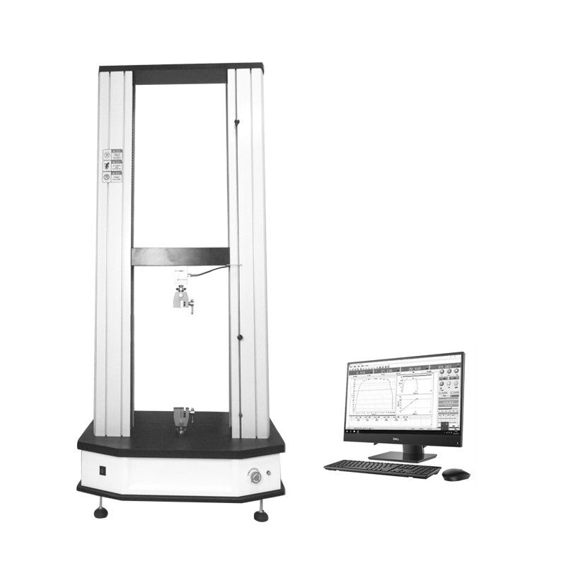 Test hızı aralığı 0.01 ila 300 mmmin Yüksek çözünürlüklü evrensel germe test makinesi