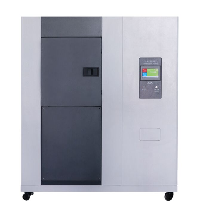Yapılandırılabilir İki Kutulu Isı Şok Deneme Odası 60 °C'den 200 °C'ye kadar, Savunma, Havacılık, Elektronik için Çoklu Güvenlik Koruması