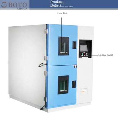 R404A / R23 Termal Şok Deneme Odası, -40C ~ 150C İki Bölge, 10s Dönüşüm Zamanı